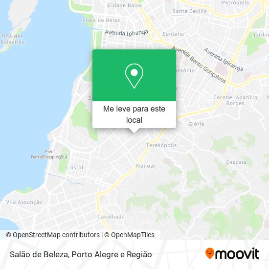 Salão de Beleza mapa