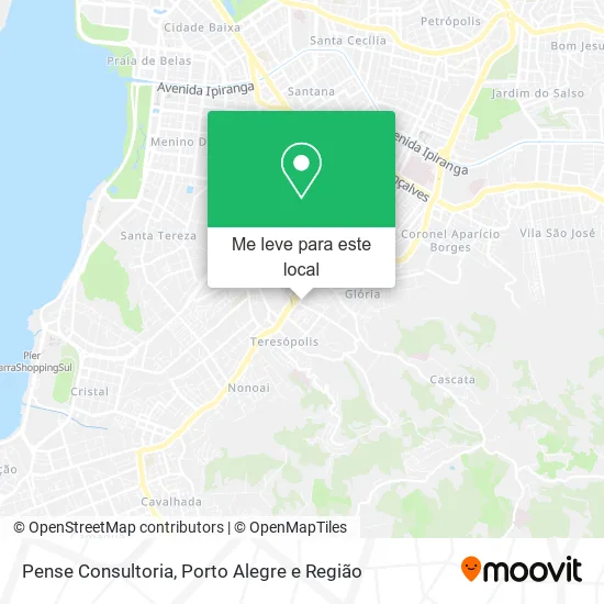 Pense Consultoria mapa