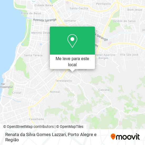 Renata da Silva Gomes Lazzari mapa