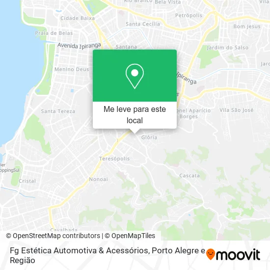 Fg Estética Automotiva & Acessórios mapa