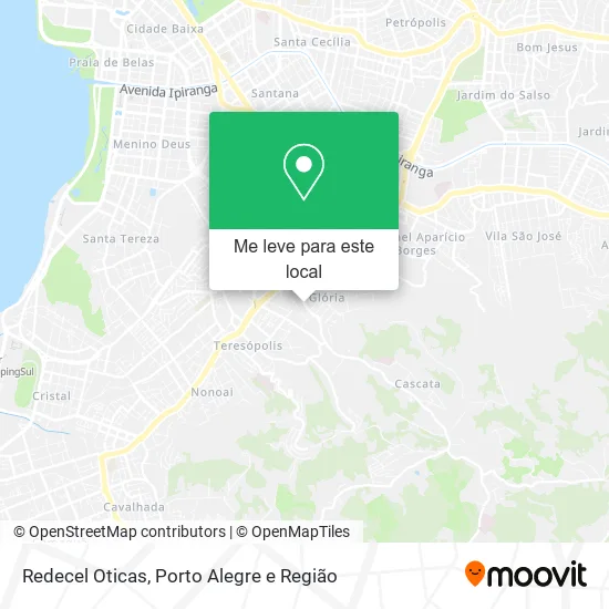 Redecel Oticas mapa