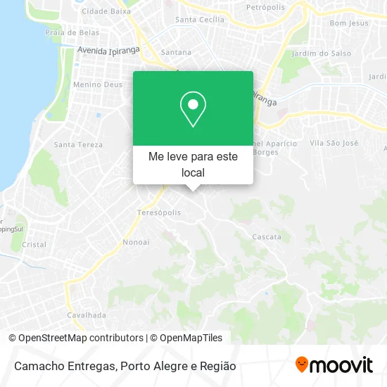 Camacho Entregas mapa