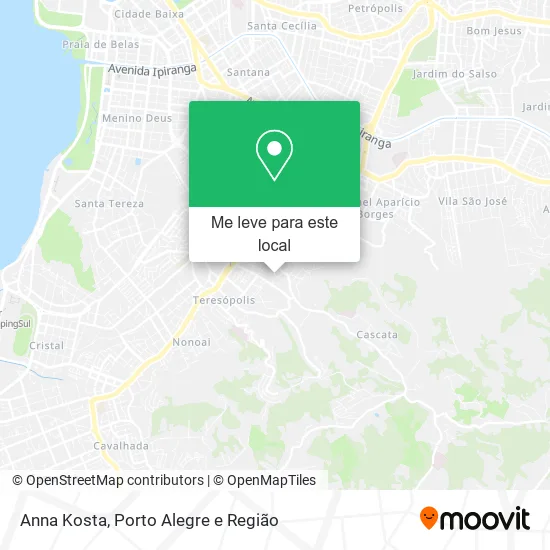 Anna Kosta mapa