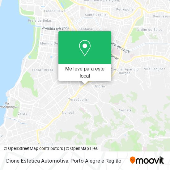 Dione Estetica Automotiva mapa