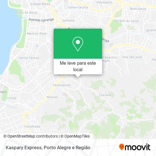 Kaspary Express mapa