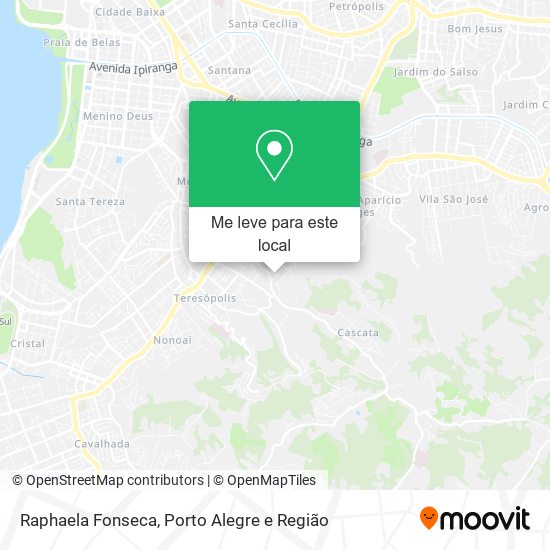 Raphaela Fonseca mapa