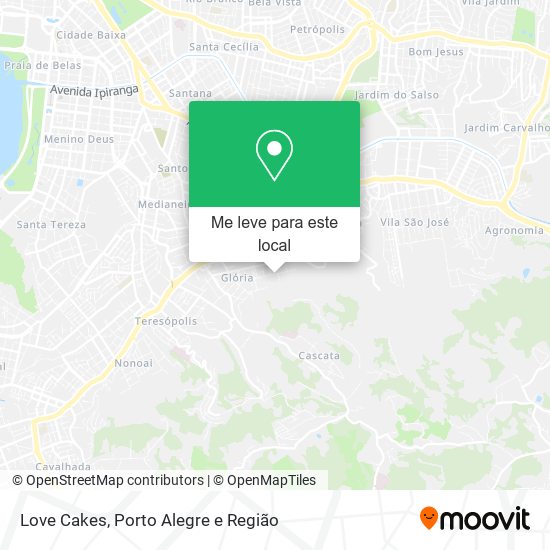 Love Cakes mapa