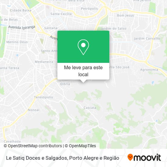 Le Satiq Doces e Salgados mapa