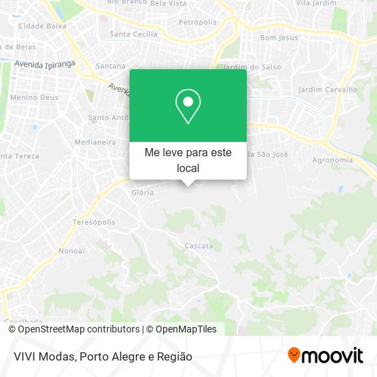 VIVI Modas mapa