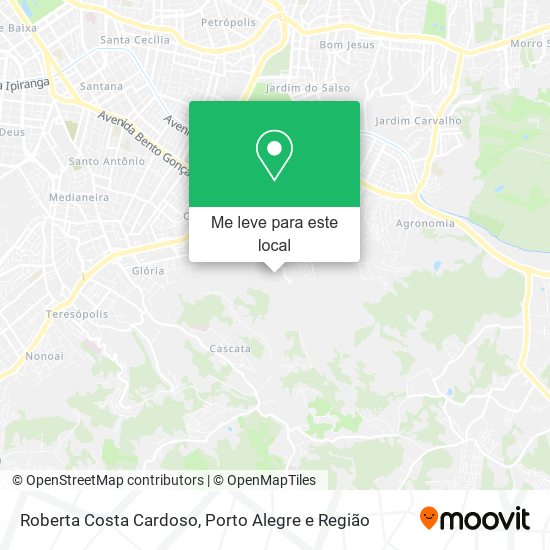 Roberta Costa Cardoso mapa