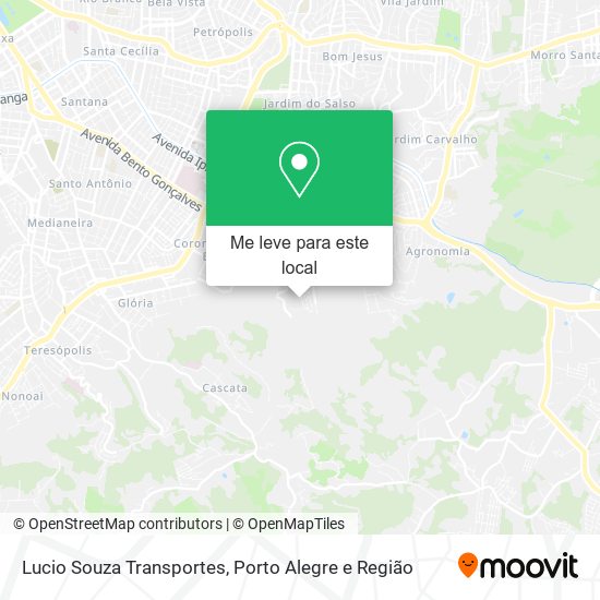 Lucio Souza Transportes mapa