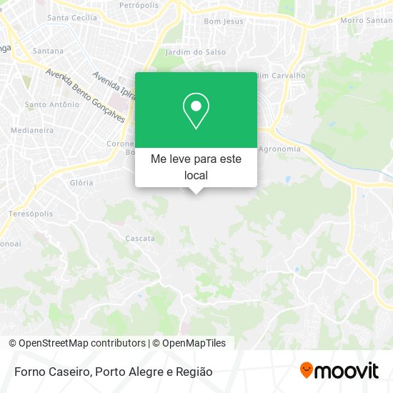 Forno Caseiro mapa