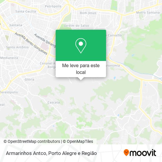 Armarinhos Antco mapa