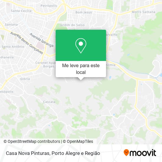 Casa Nova Pinturas mapa