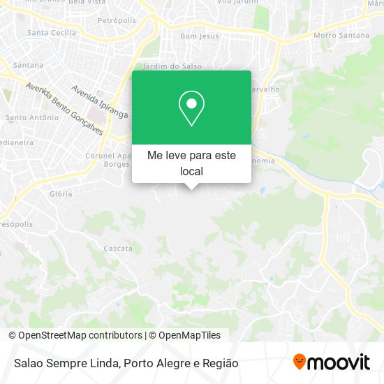 Salao Sempre Linda mapa