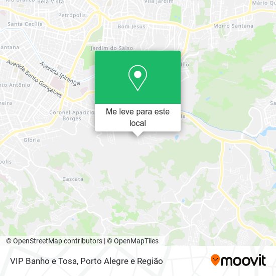 VIP Banho e Tosa mapa