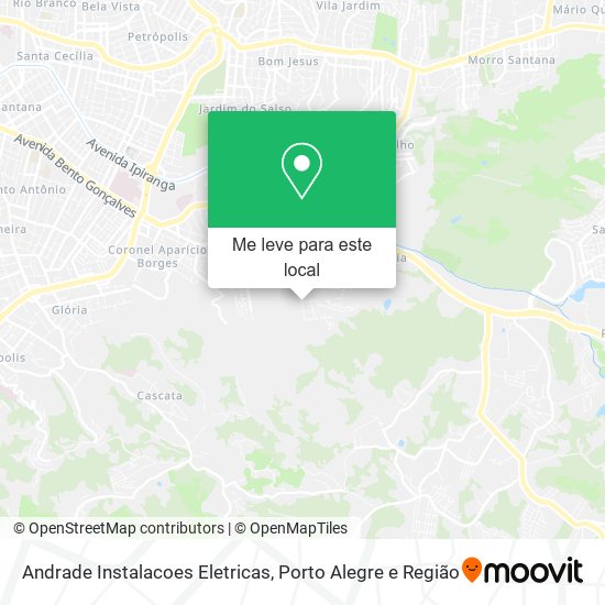 Andrade Instalacoes Eletricas mapa
