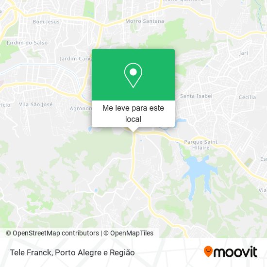 Tele Franck mapa