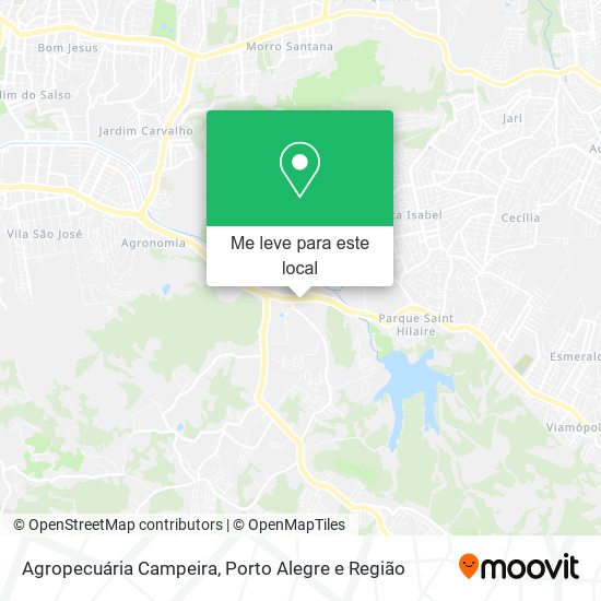 Agropecuária Campeira mapa