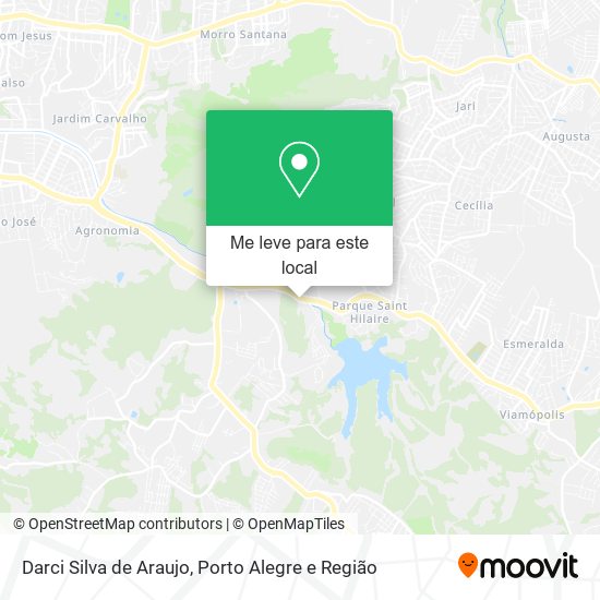 Darci Silva de Araujo mapa