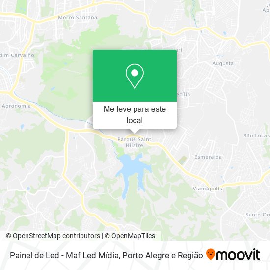 Painel de Led - Maf Led Mídia mapa