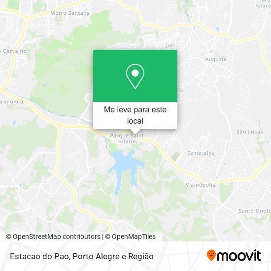 Estacao do Pao mapa
