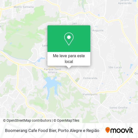 Boomerang Cafe Food Bier mapa