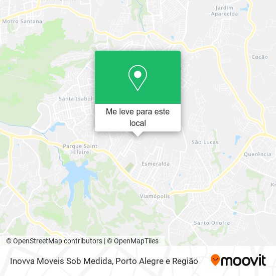 Inovva Moveis Sob Medida mapa