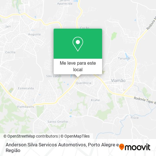 Anderson Silva Servicos Automotivos mapa