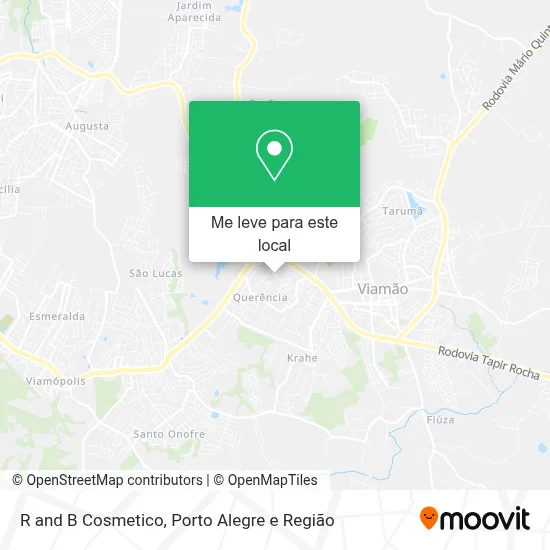 R and B Cosmetico mapa