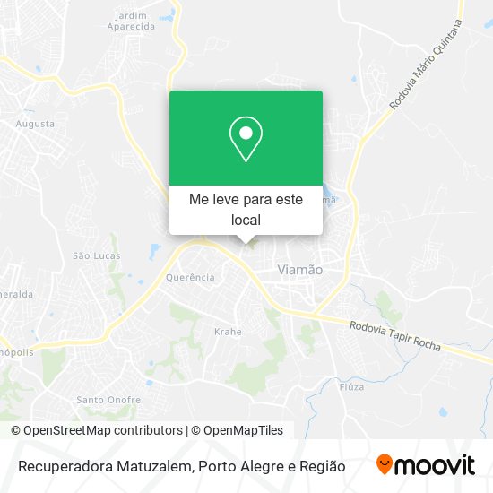 Recuperadora Matuzalem mapa