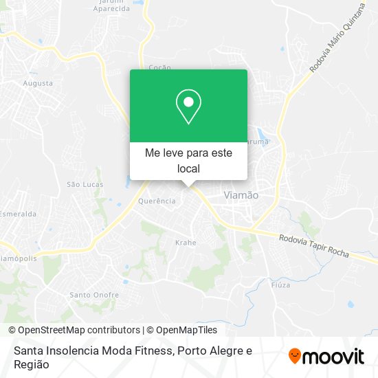Santa Insolencia Moda Fitness mapa