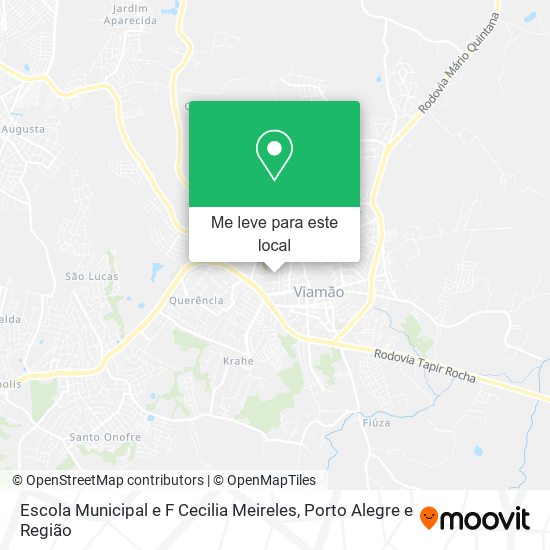 Escola Municipal e F Cecilia Meireles mapa