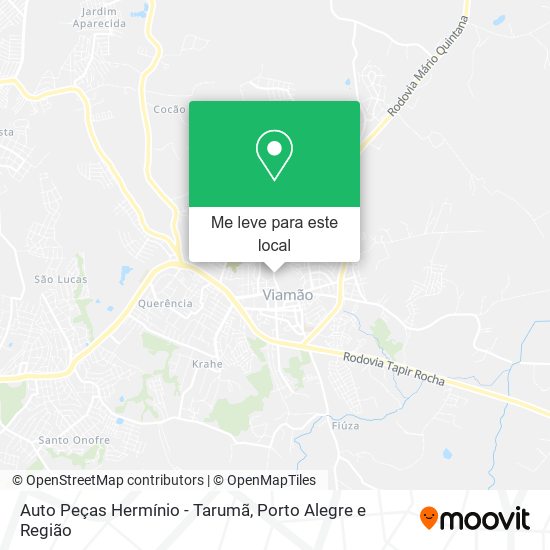 Auto Peças Hermínio - Tarumã mapa
