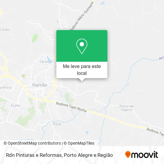 Rdn Pinturas e Reformas mapa