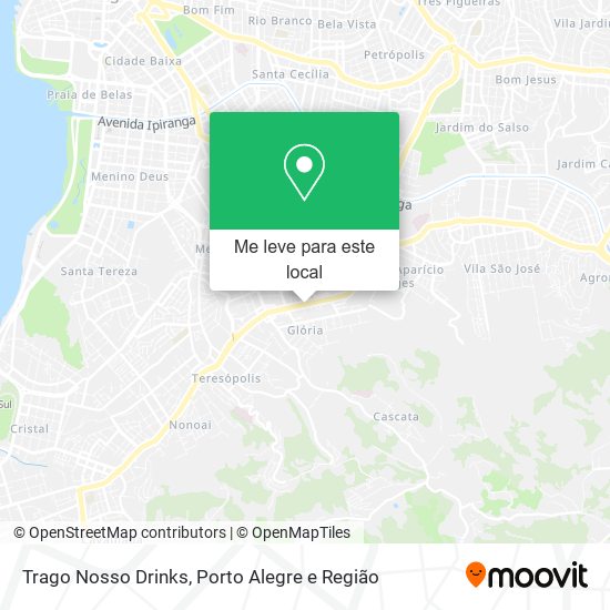 Trago Nosso Drinks mapa