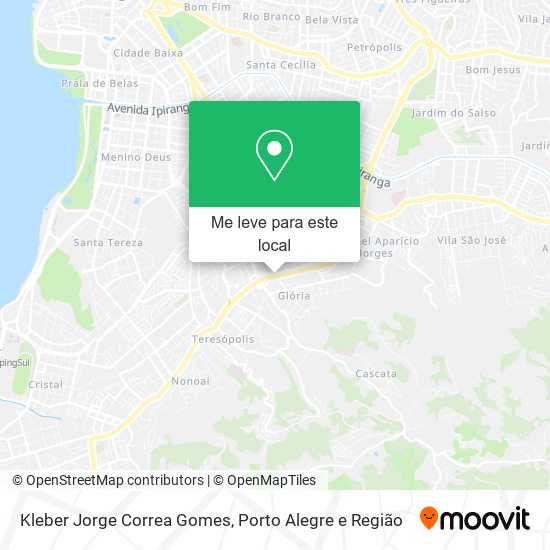 Kleber Jorge Correa Gomes mapa