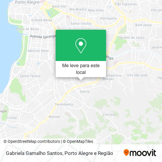 Gabriela Gamalho Santos mapa