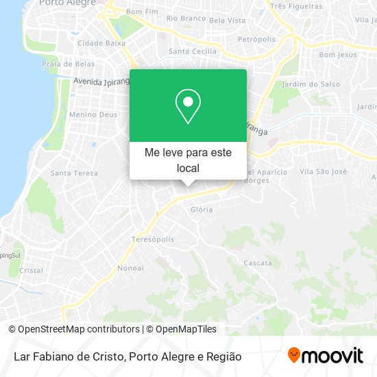 Lar Fabiano de Cristo mapa