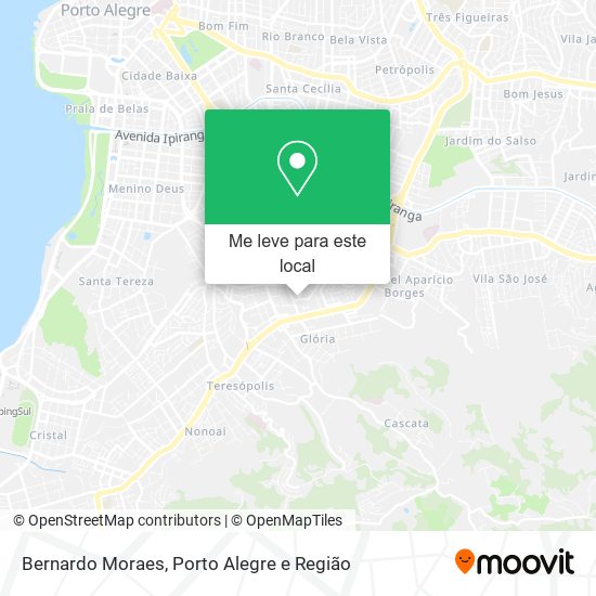 Bernardo Moraes mapa