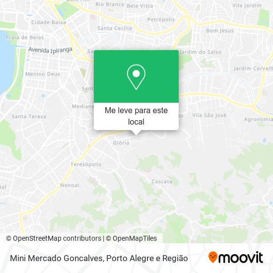 Mini Mercado Goncalves mapa