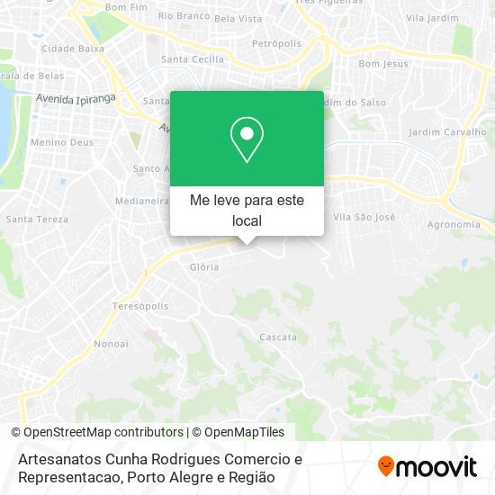 Artesanatos Cunha Rodrigues Comercio e Representacao mapa