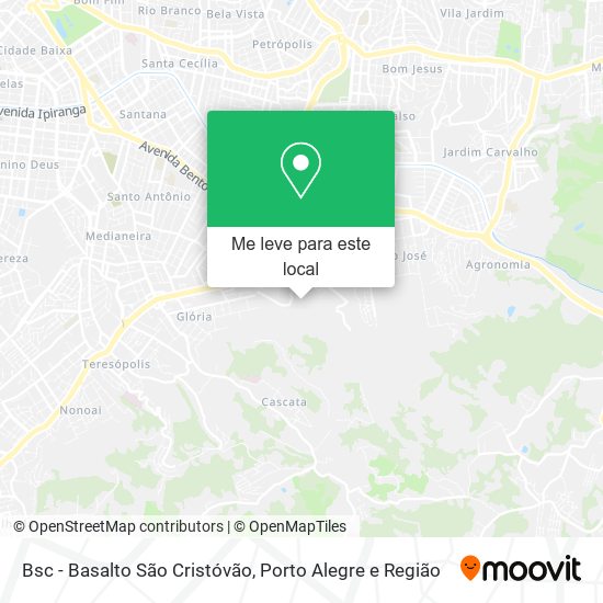 Bsc - Basalto São Cristóvão mapa