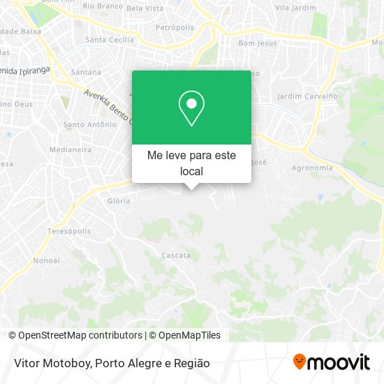 Vitor Motoboy mapa