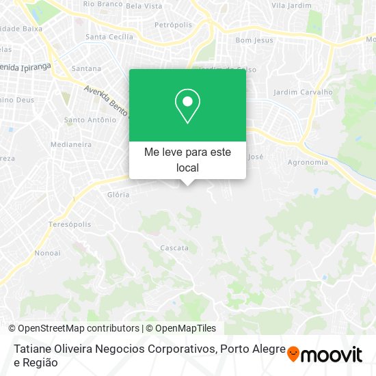 Tatiane Oliveira Negocios Corporativos mapa