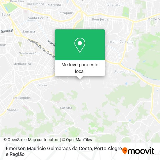 Emerson Mauricio Guimaraes da Costa mapa