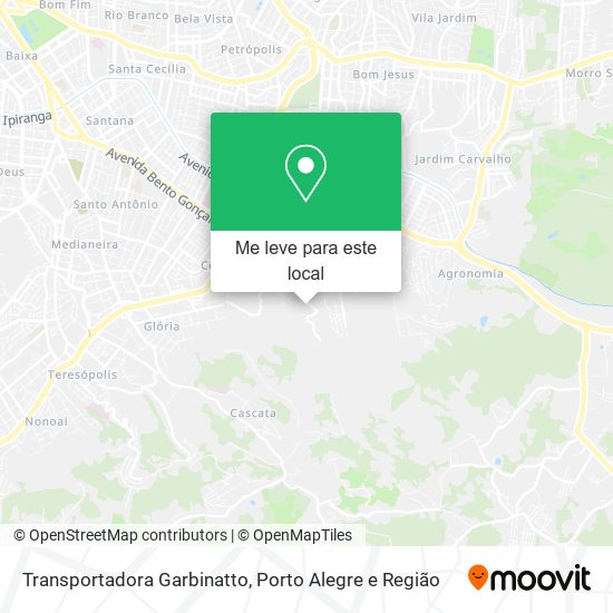 Transportadora Garbinatto mapa