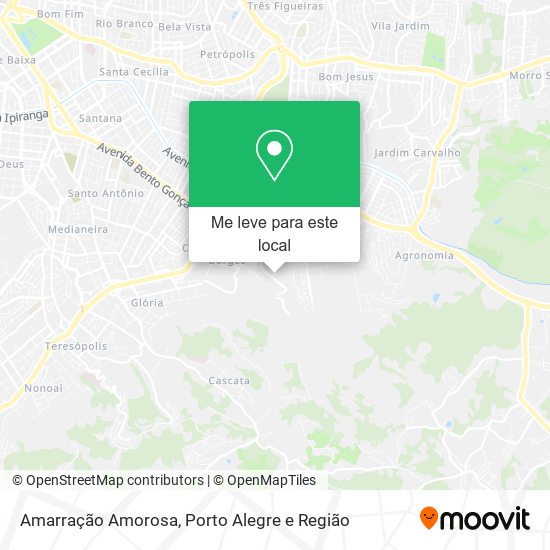 Amarração Amorosa mapa