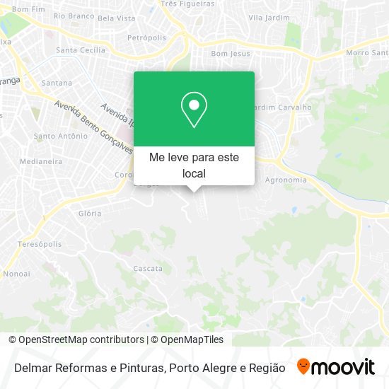 Delmar Reformas e Pinturas mapa