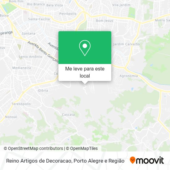 Reino Artigos de Decoracao mapa